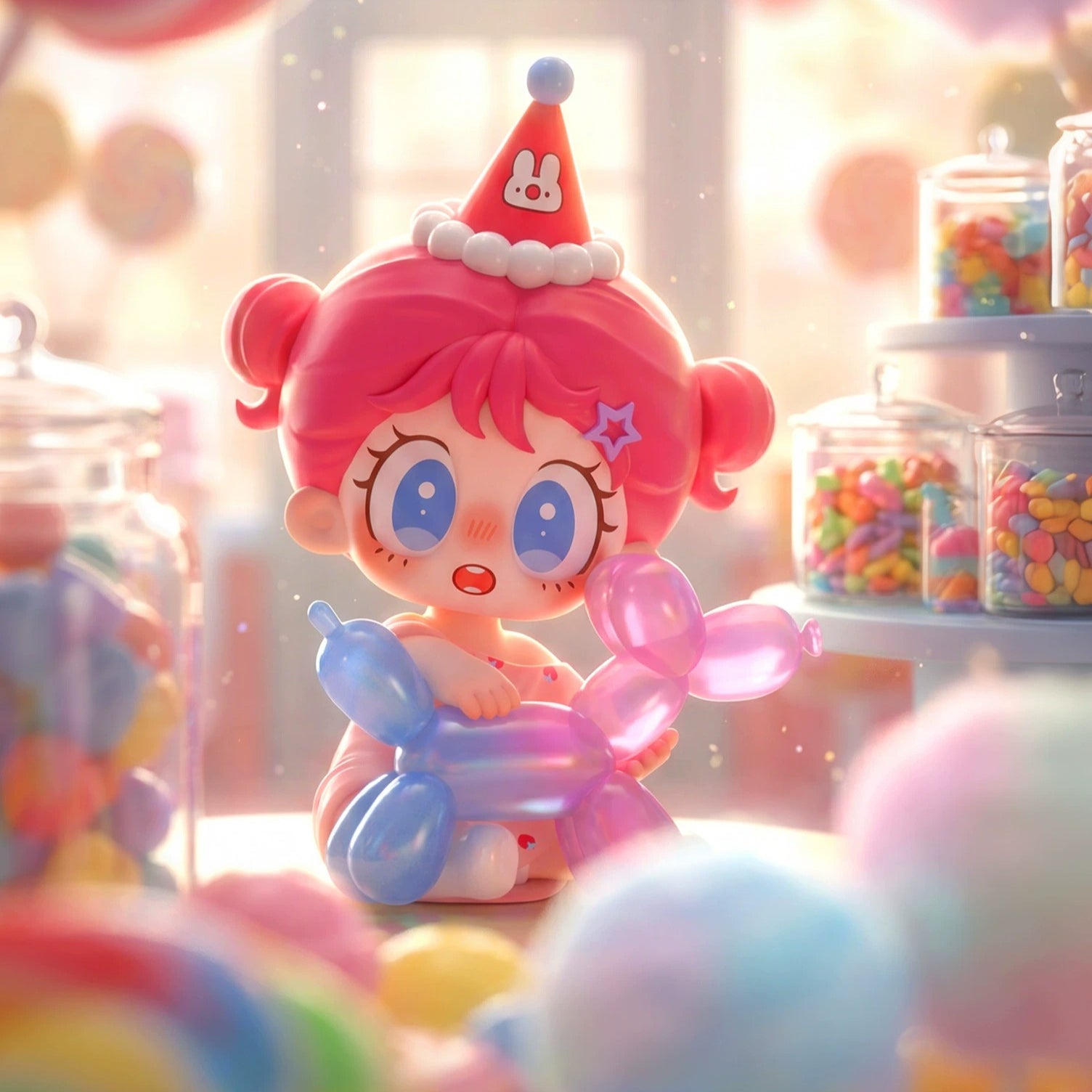 MILAY Rainbow Puppy Party Series Mini Figures Blind Box