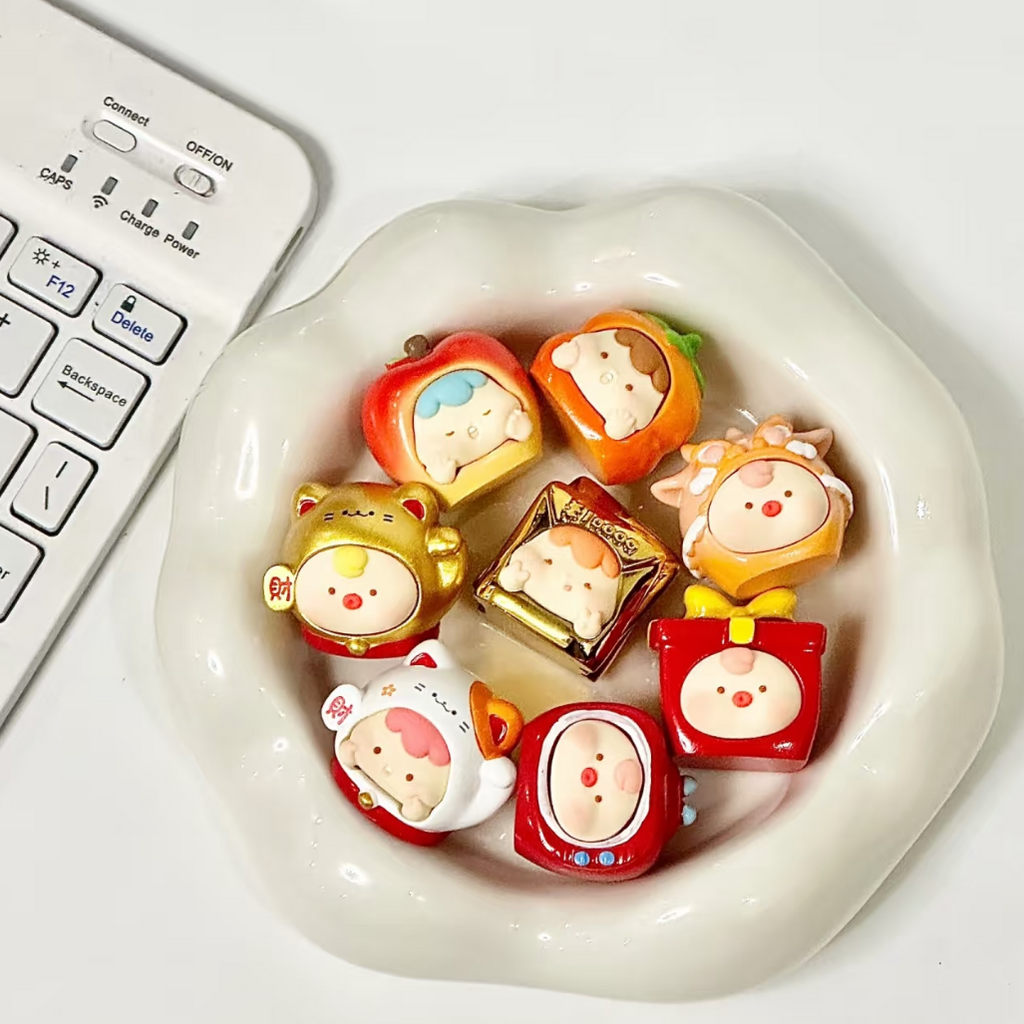Cute Kawaii Mini bean Pack | Tiny Anime Mengli Charms, Blind Bag Desktop Ornaments, DIY Craft Supplies & Collectibles