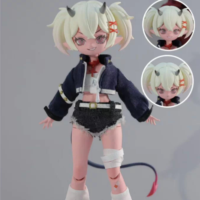 Cooze Devil Horn Series 1/8 Action Figure BJD Blind Box
