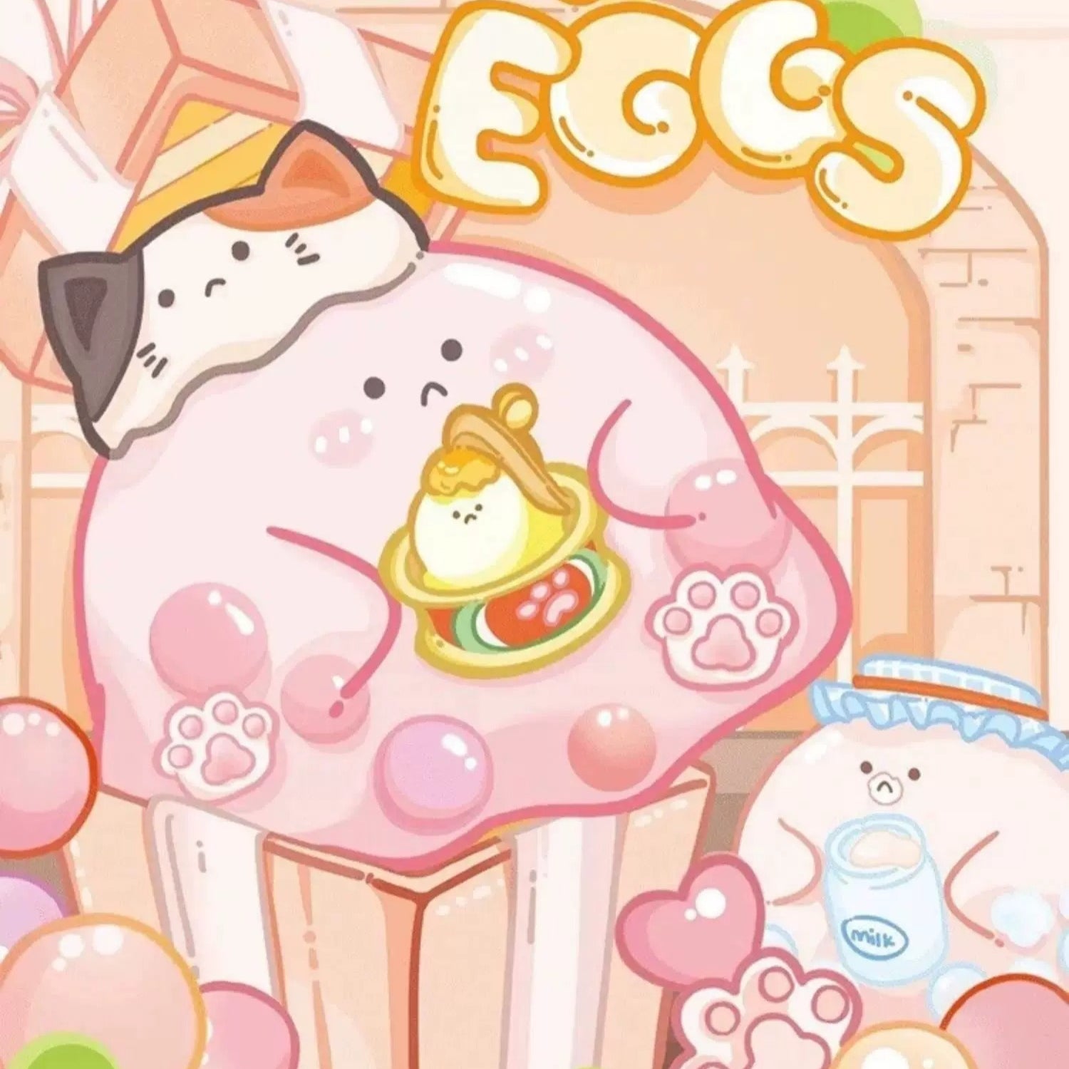 BUBBLE EGGS Full Of Stuffing Series Blind Box