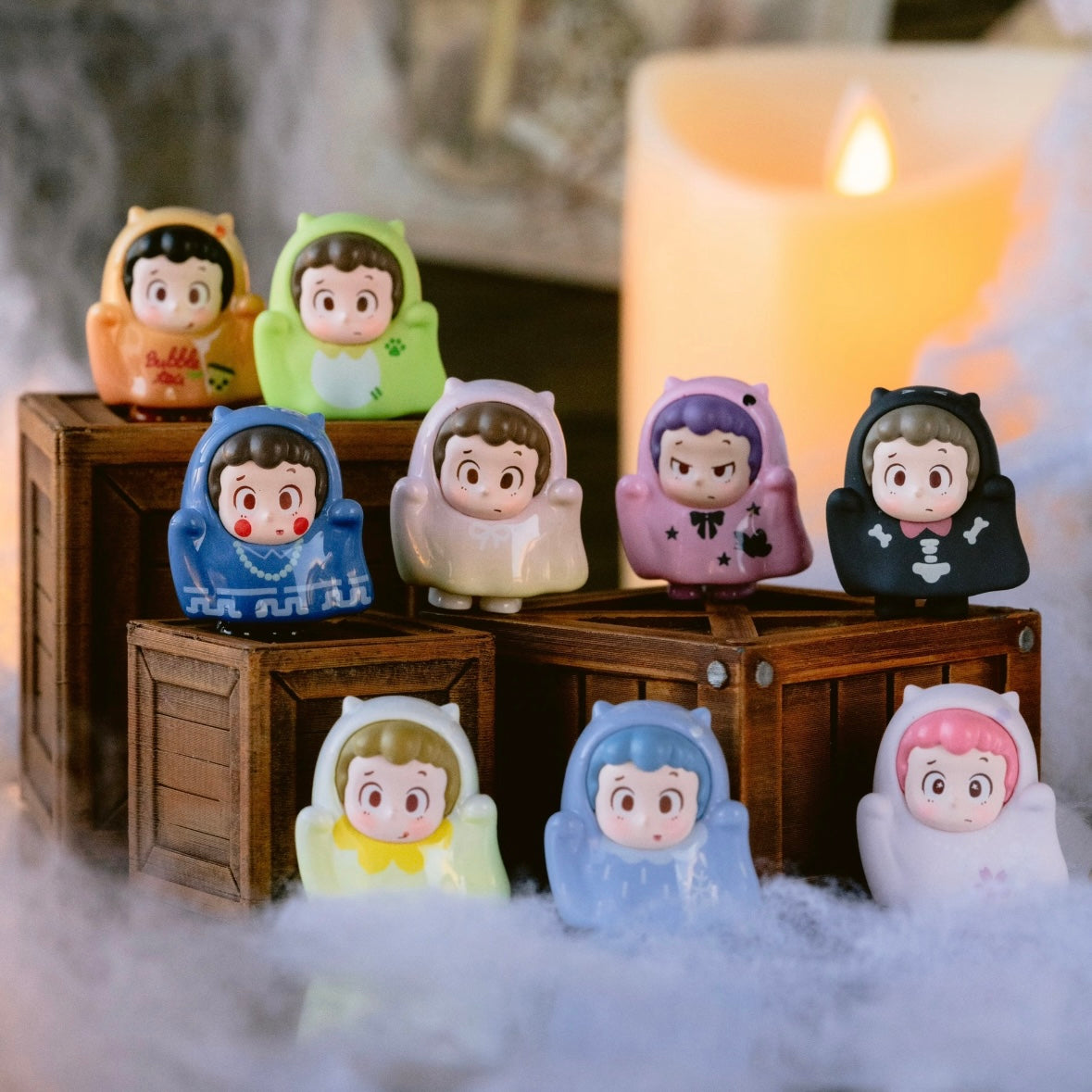 Cute Kawaii Mini bean Pack | Tiny Anime Mengli Charms, Blind Bag Desktop Ornaments, DIY Craft Supplies & Collectibles