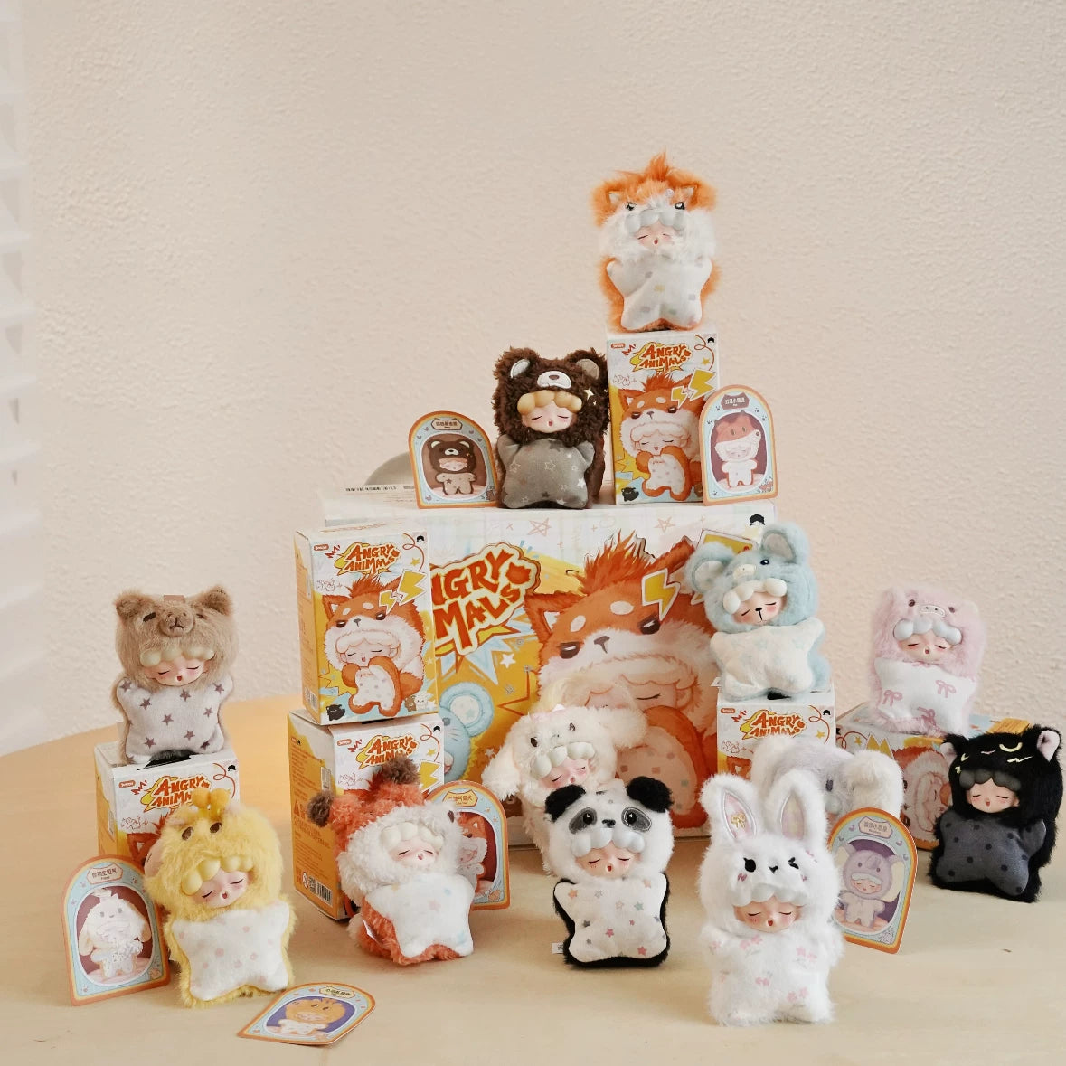 YUMO Angry Animals Series Mini Plush Blind Box