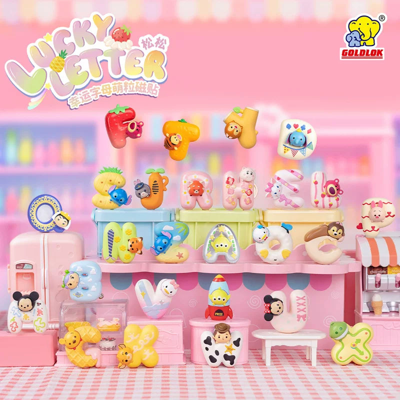 TSUM TSUM Lucky Letter Fridge magnet Unbox