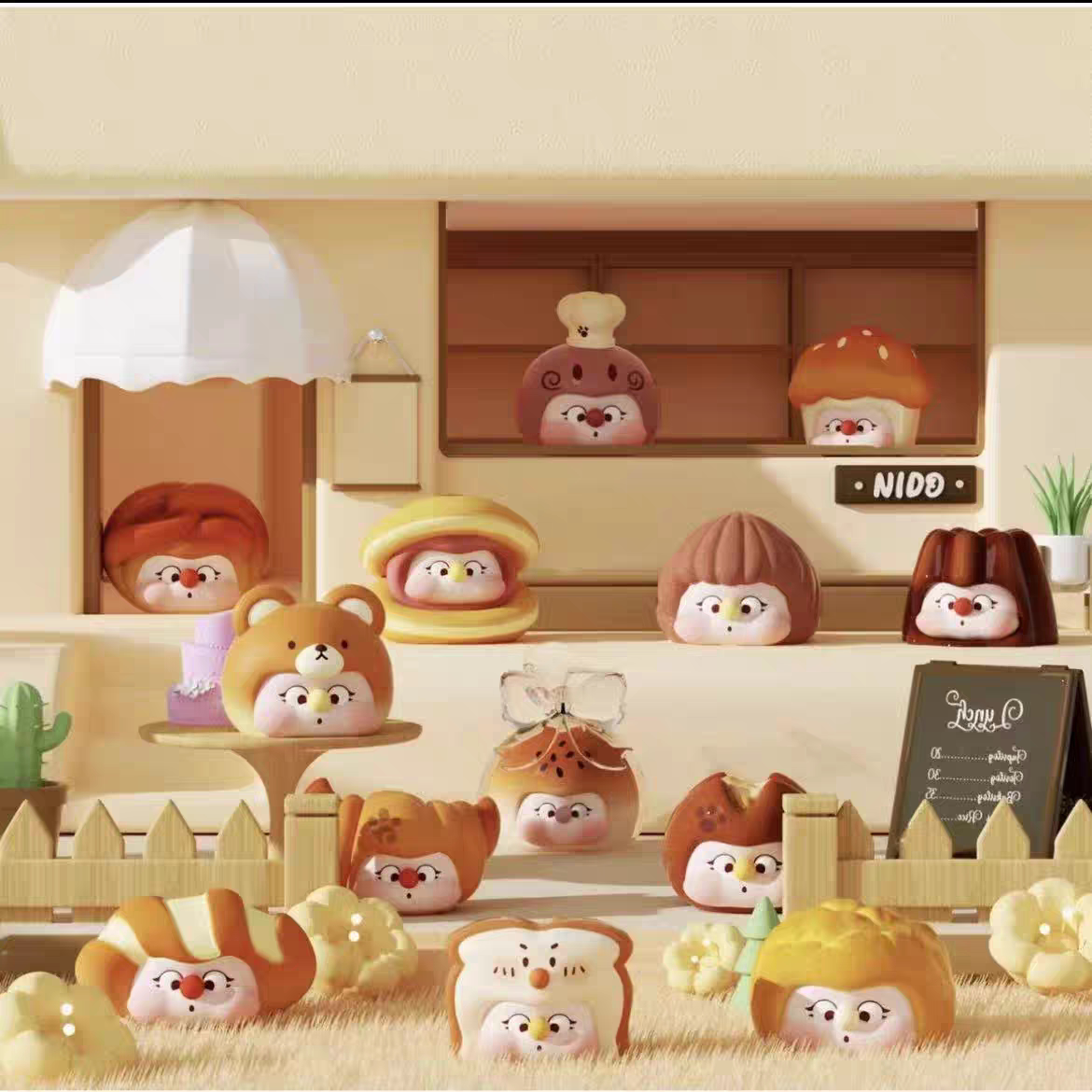 TIMID NIDO DunDun Bakery Series Unbag