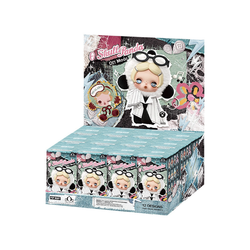 SKULLPANDA off mode series plush unbox toy