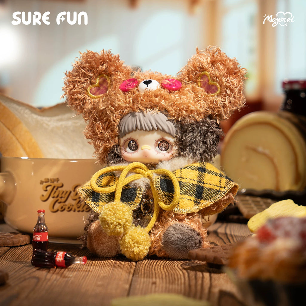 MayMei tiny bear cookie series plush unbox toy