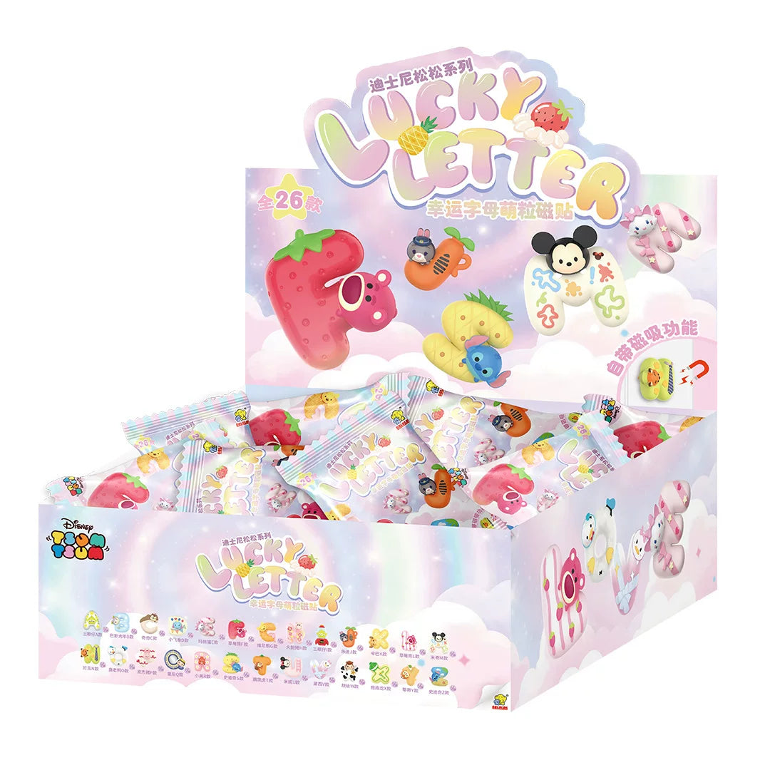 TSUM TSUM Lucky Letter Fridge magnet Unbox