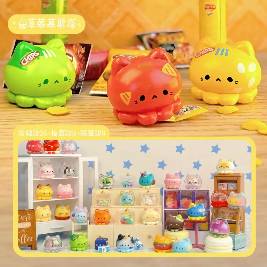 Strawberry mousseta Octcats' Snack shop series unbox toy