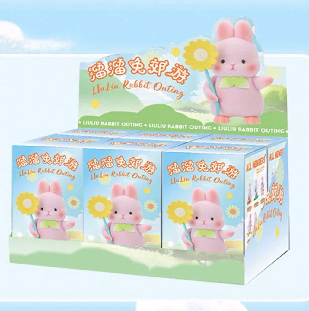Liuliu Rabbit outing series unbox toy