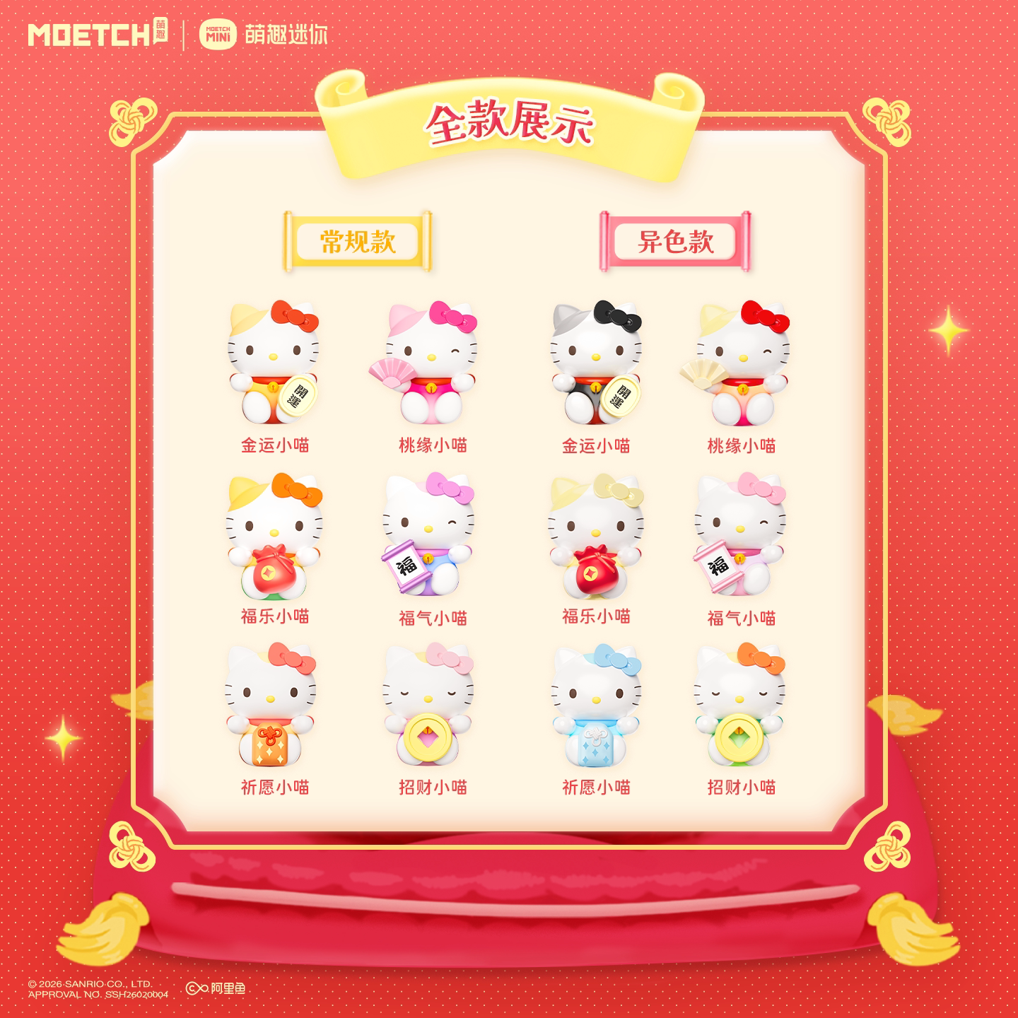 SANRIO HK Lucky Meow Meow Mini Unbag