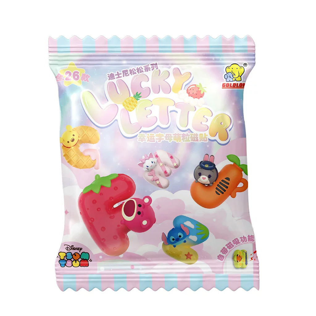 TSUM TSUM Lucky Letter Fridge magnet Unbox