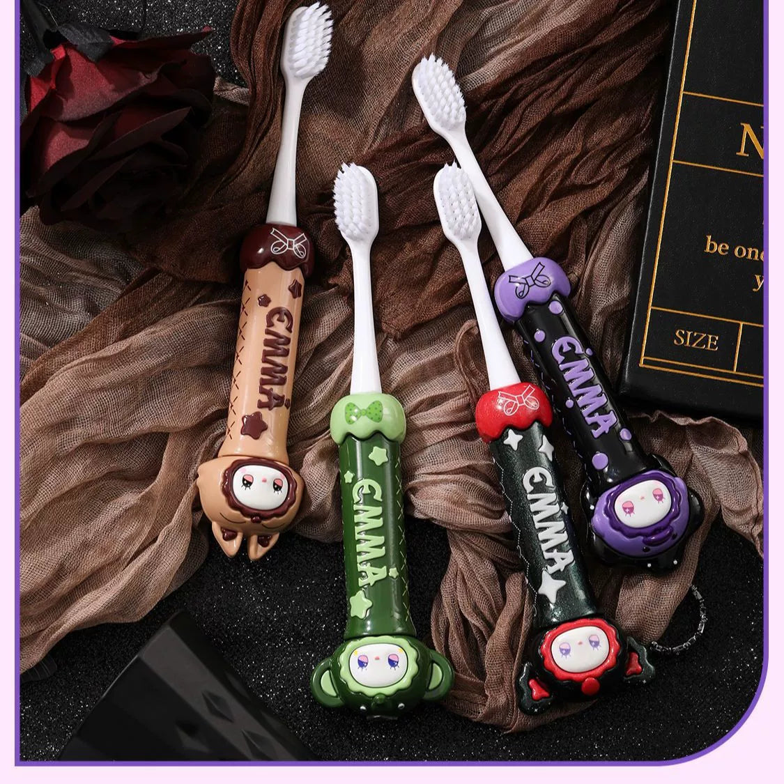 EMMA RUA RUA ZOO Series Toothbrush Unbox