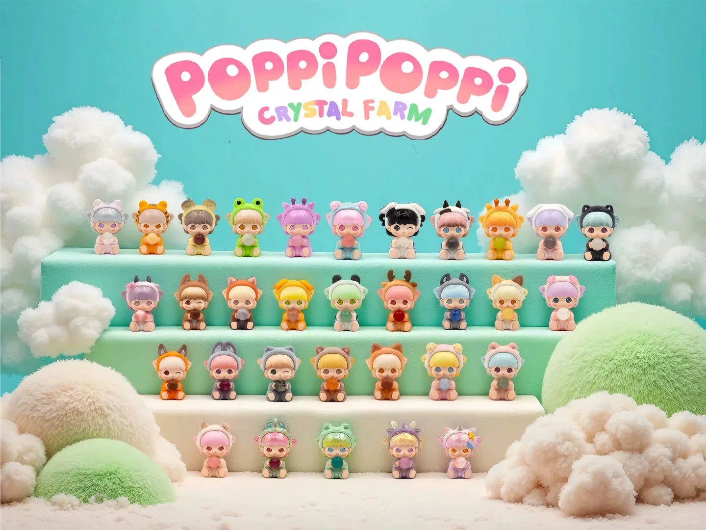 Poppi Poppi Crystal Farm Mini Series unbox(pre-order)