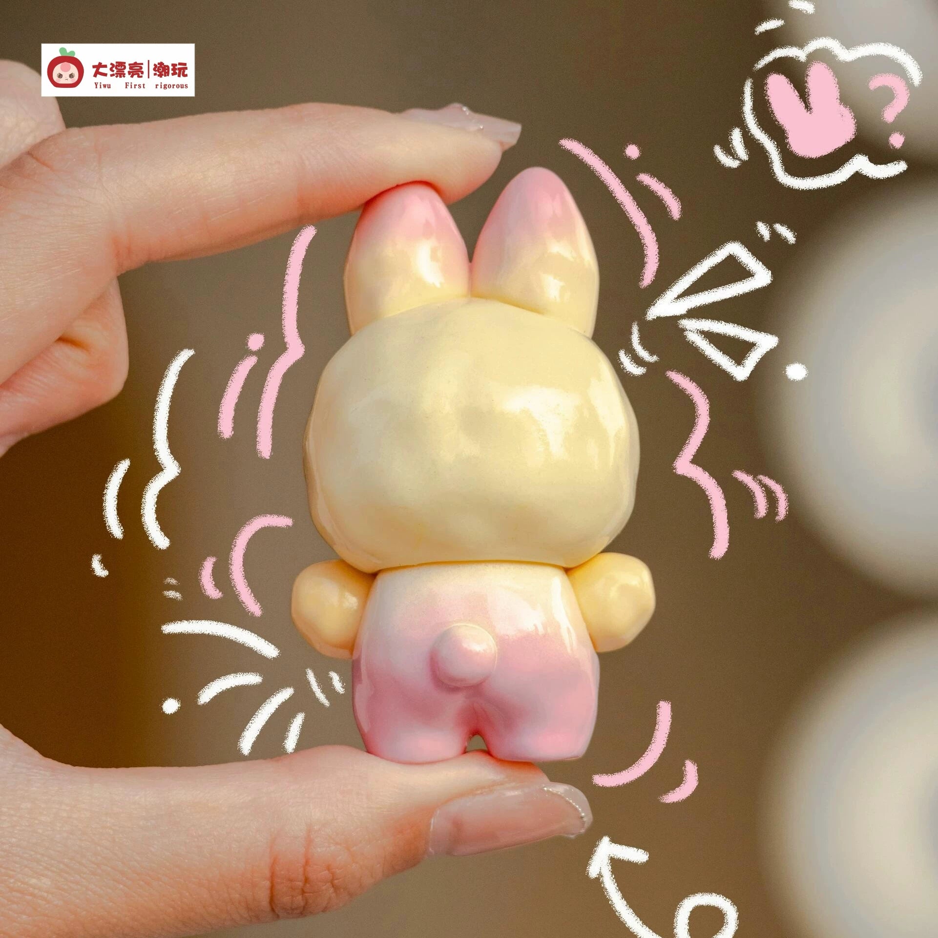 Baby Three Dopamine Rabbit Cute Series Bean unbox
