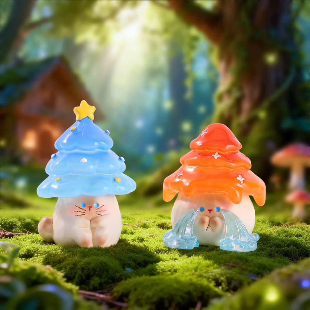 Mushroom Meow's emotional forest series unbox toy