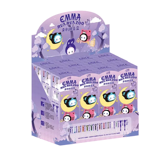 EMMA RUA RUA ZOO Series Toothbrush Unbox