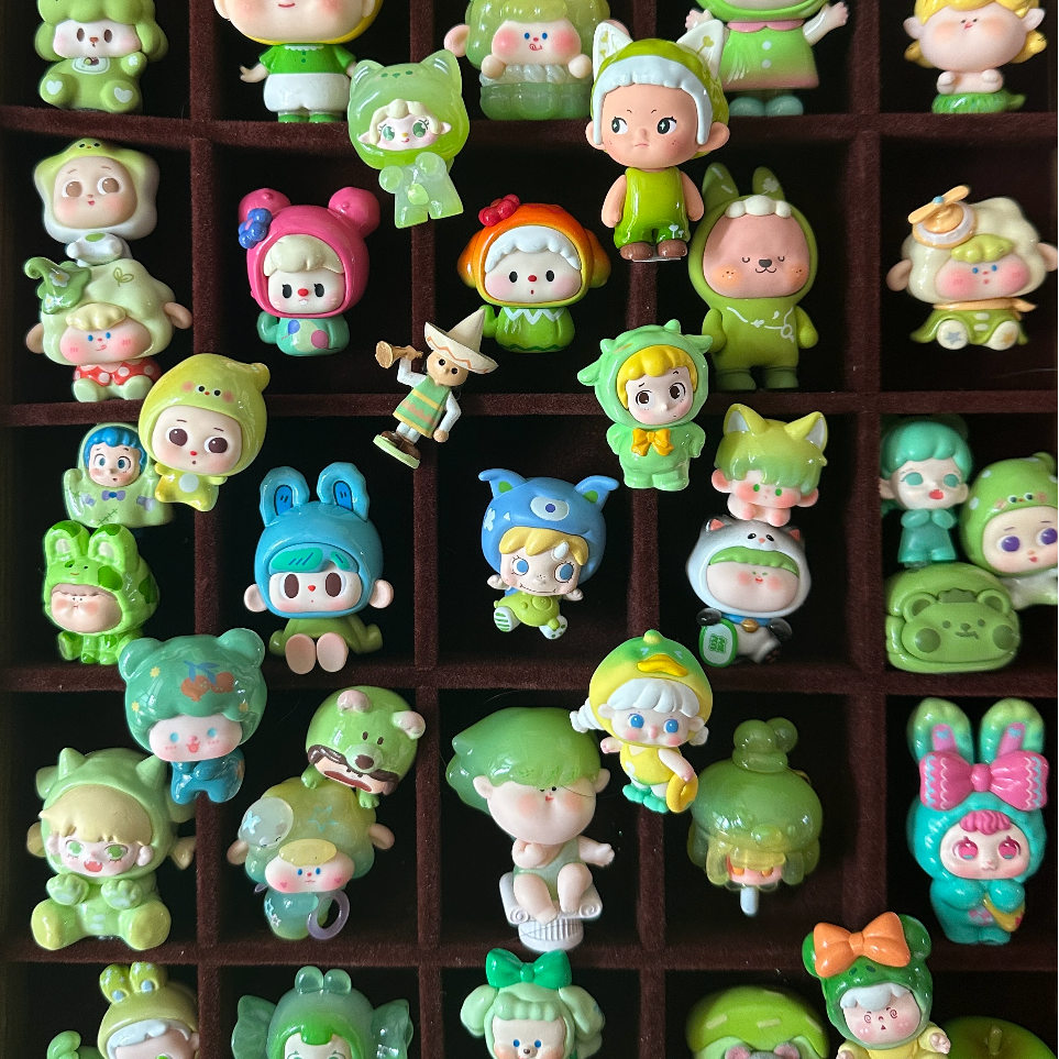 Cute Kawaii Mini bean Pack | Tiny Anime Mengli Charms, Blind Bag Desktop Ornaments, DIY Craft Supplies & Collectibles