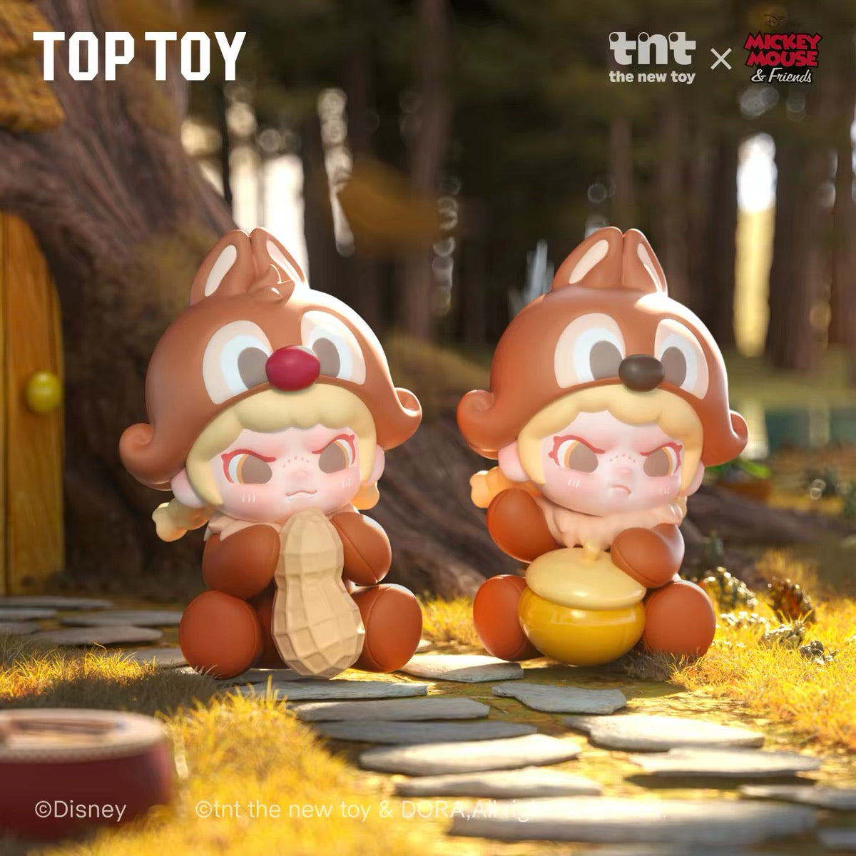 DORA Loves Mickey Series Blind Box Figures