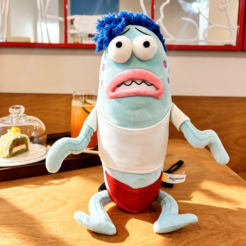 Bikini Bottom residents passersby funny plush toys